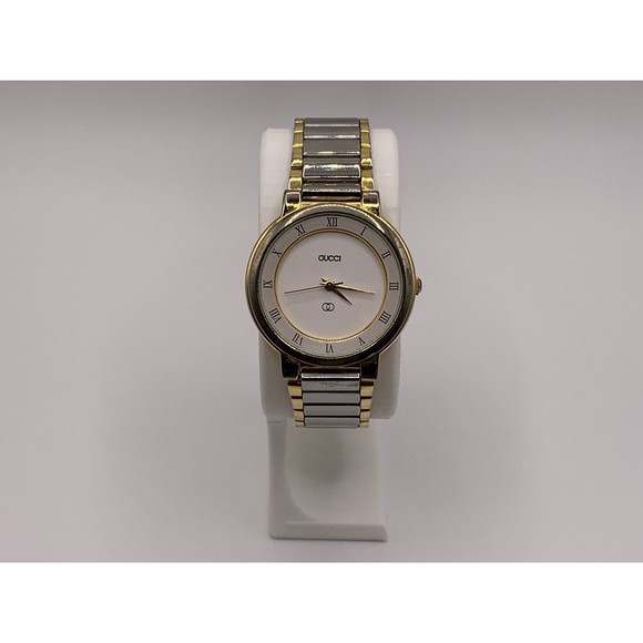 Ladies Gucci Watch 18k Gold Bezel - Paris 3228 Vintage For Parts/Not Working - Picture 13 of 14